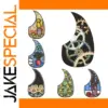 Vibrant Artistic Guitar Pickguard Collection