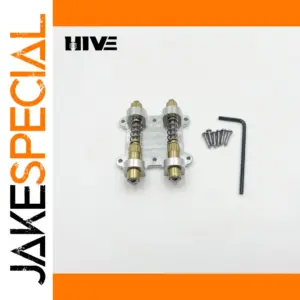 Silver Double-Pickup Electric Guitar Vibrato Bridge