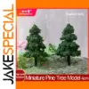 Miniature Pine Trees for Dioramas Set