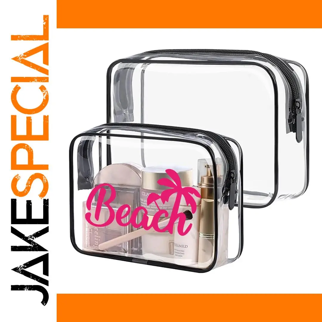 Transparent Waterproof Beach Tote Bag 1 Transparent Waterproof Beach Tote Bag