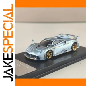 Pagani Imola 1:64 Diecast Model in Silver-Blue