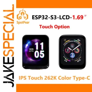 ESP32-S3 Touch LCD 1.69-inch Display