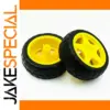 65mm Durable Rubber Wheel for Robots and Trolleys