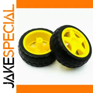 65mm Durable Rubber Wheel for Robots and Trolleys