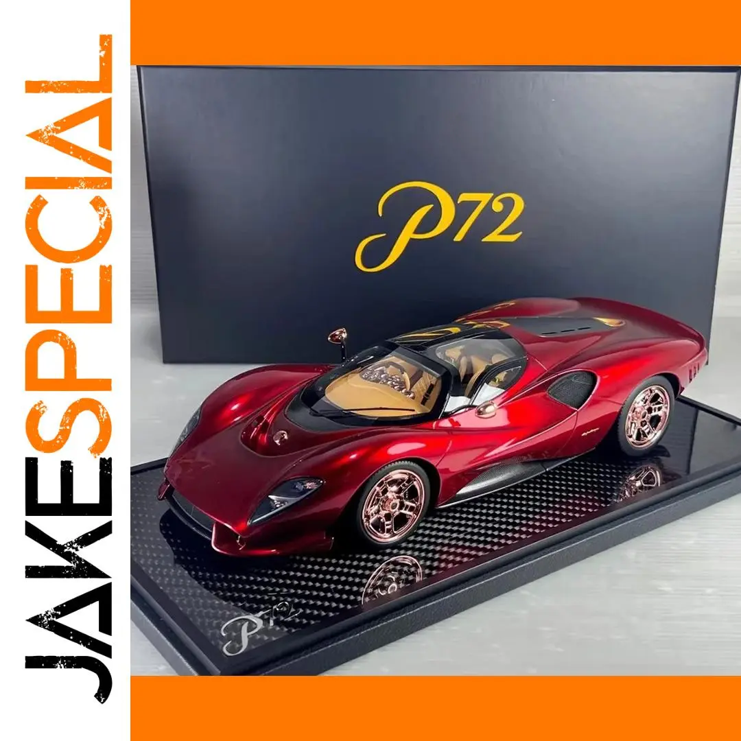 Red Limited Edition P72 Car Model 1:18 Scale 1 Red Limited Edition P72 Car Model 1:18 Scale