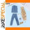 Casual 11-inch Doll Outfit with Denim Look