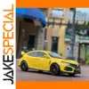 Vibrant Yellow Honda Civic Type R Model