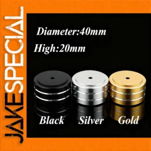 Aluminum Isolation Feet for Audio Equipment