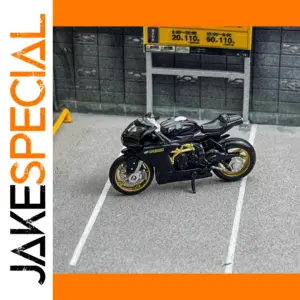 MV800 Black Motorcycle Diecast Model 1:64 Scale
