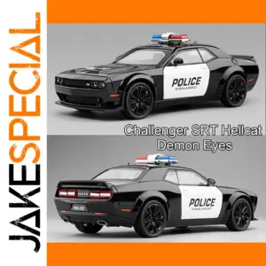 1/22 Challenger SRT Hellcat Police Car Model