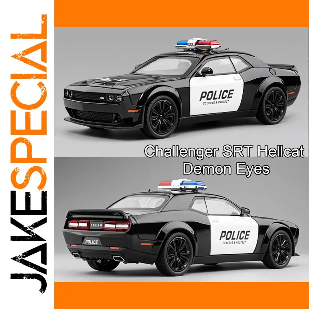 1/22 Challenger SRT Hellcat Police Car Model 1 1/22 Challenger SRT Hellcat Police Car Model