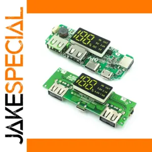 Portable 18650 Power Bank Circuit Module with Dual USB