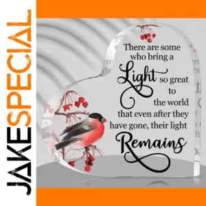 Elegant Memorial Plaque with Watercolor Design