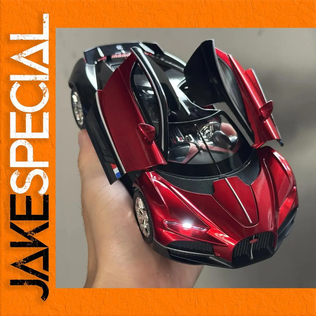 Red 1:24 Scale Supercar Diecast Model 1 Red 1:24 Scale Supercar Diecast Model