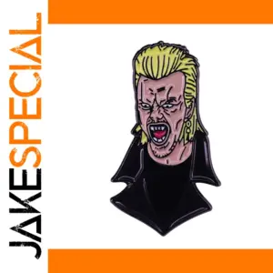 Vintage Vampire Copper Lapel Pin 30mm