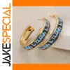 Vintage Gold & Floral Hoop Earrings for Women