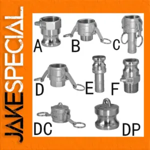 Stainless Steel Camlock Fitting 1/2"-4" BSPT