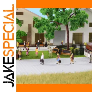 HO Scale Painted Figure Set with 40 Miniatures