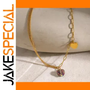 Gold Layered Stainless Steel Anklet with Charms