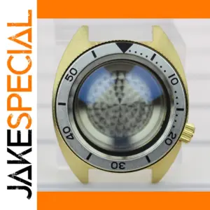 41mm Gold Stainless Steel Watch Case for NH36