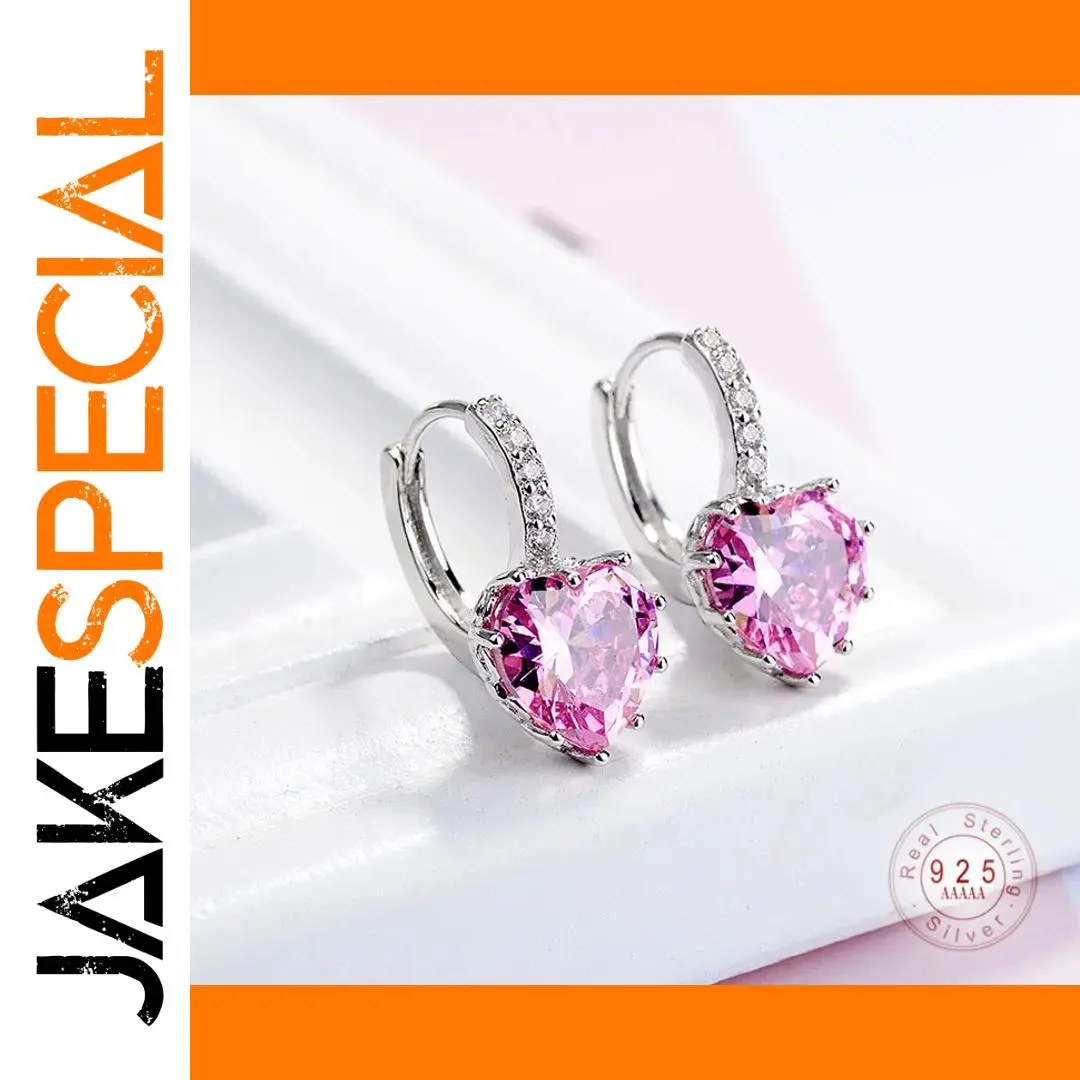 Silver Heart Earrings for Women 1 Silver Heart Earrings for Women