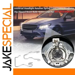 Stainless Steel Headlamp Clips Set for Vehicles