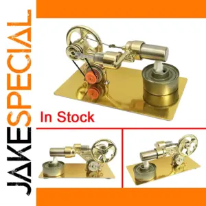 Gold 1:48 Scale Stirling Engine Model