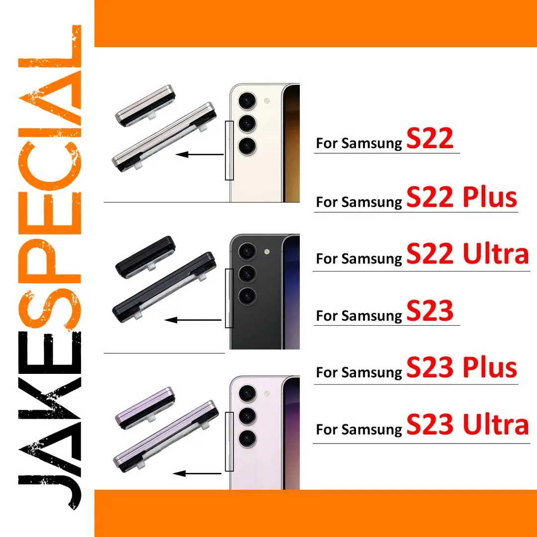 Samsung Galaxy S22/S23 Replacement Side Buttons 1 Samsung Galaxy S22/S23 Replacement Side Buttons