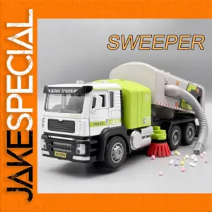 1:50 Scale Diecast Garbage Truck Model