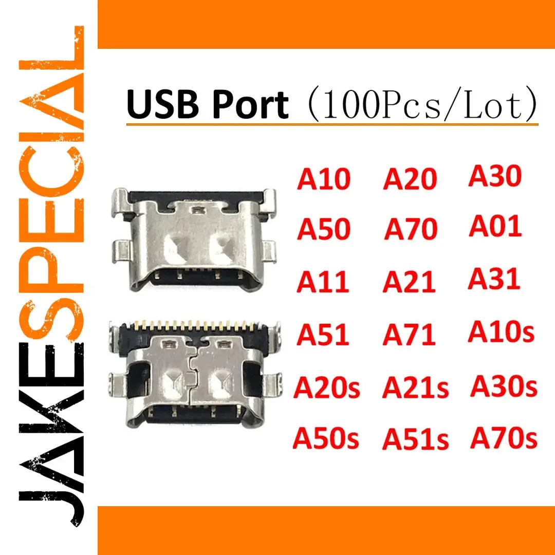 Set of 100 USB Charging Port Connectors for Samsung 1 Set of 100 USB Charging Port Connectors for Samsung