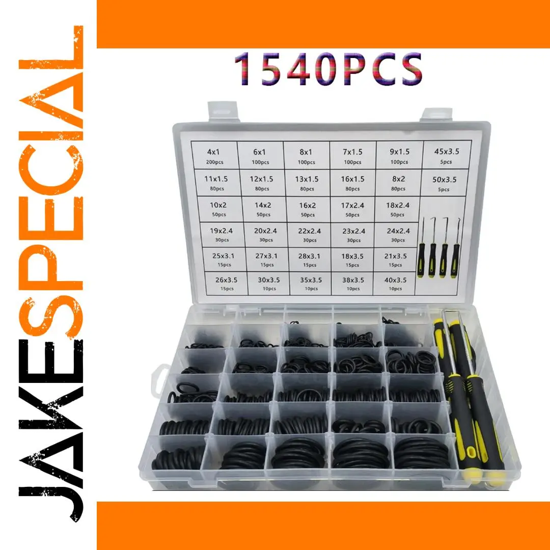 NBR Rubber O-Rings Kit with Precise Picks 1 NBR Rubber O-Rings Kit with Precise Picks