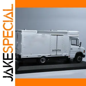 White Benz 814D Long 1993 Die-Cast Model