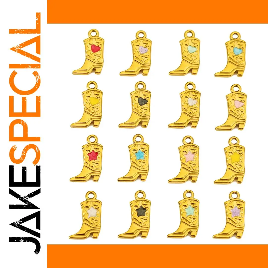 Stainless Steel High Heel Charm Set (5 pcs) 1 Stainless Steel High Heel Charm Set (5 pcs)