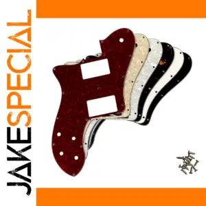 Left-Handed Tele Deluxe Reissue Pickguard in Multiple Colors