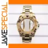 40mm Gold PVD Stainless Steel Dive Watch Case