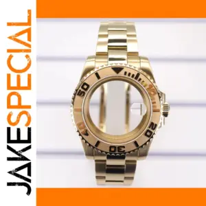 40mm Gold PVD Stainless Steel Dive Watch Case