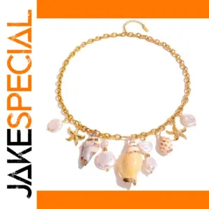 Beach-Inspired Stainless Steel Necklace JDN2408022