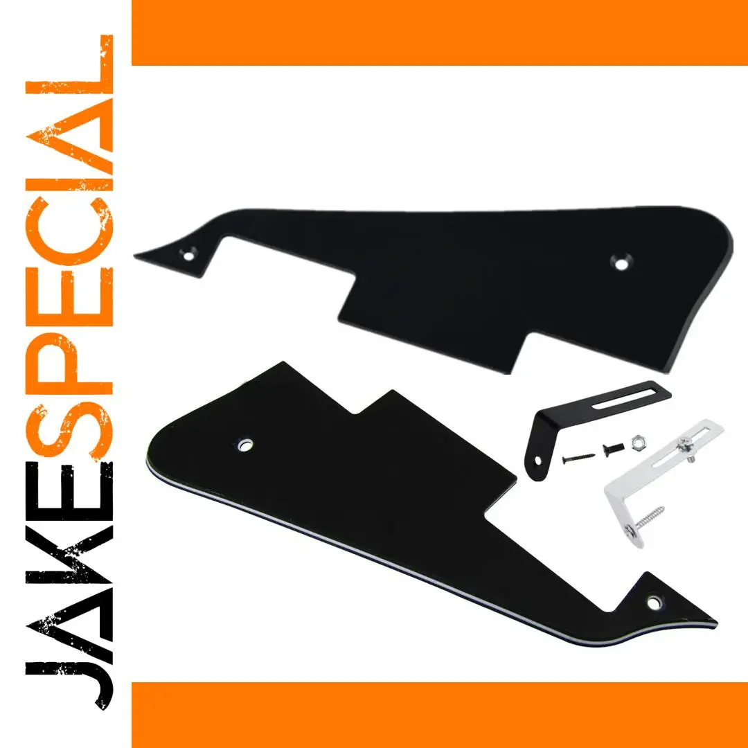 Black Pickguard Set for Les Paul Guitars 1 Black Pickguard Set for Les Paul Guitars