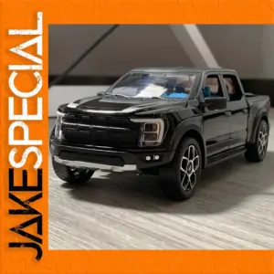Black Ford Raptor F150 Diecast Model 1:20 Scale