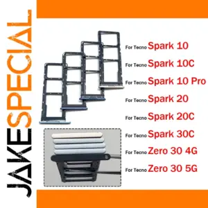 Black SIM Card Tray Adapter for Tecno & Infinix