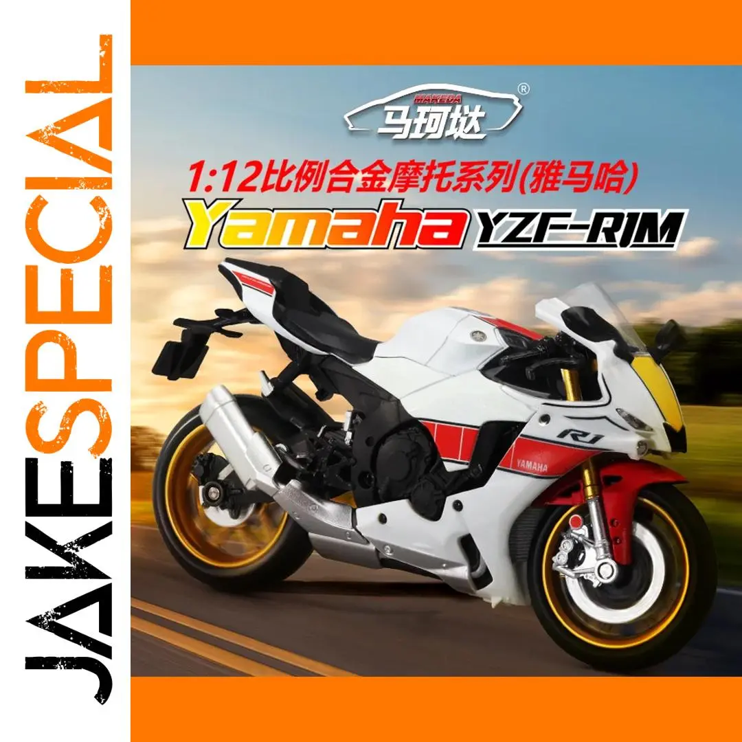 Yamaha YZF-R1M Motorcycle Model 1/12 Scale 1 Yamaha YZF-R1M Motorcycle Model 1/12 Scale