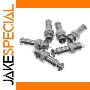 Reliable Set of 10 Metal Circular Connectors