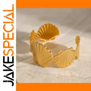 Stainless Steel Nautical Shell Bracelet