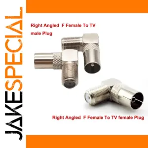 Right-Angled RF Coaxial Connectors Set for Tight Spaces