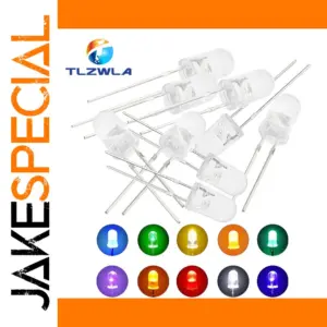 Water-Clear 5mm LED Set in Vibrant Colors