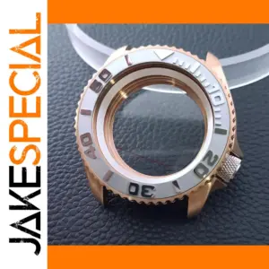 42mm Rose Gold Watch Case for NH35 NH36