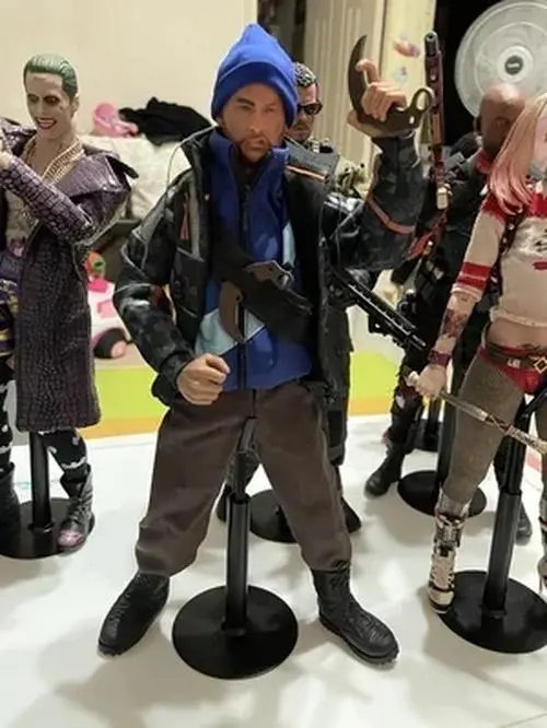 1/6 Scale Black Combat Boots for Action Figures 4 1/6 Scale Black Combat Boots for Action Figures - Image 4