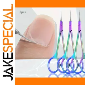 Colorful Stainless Steel Manicure Scissors Set