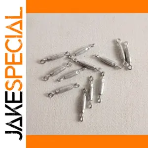 Set of 12 Zinc Alloy Turnbuckles for Nautical Models