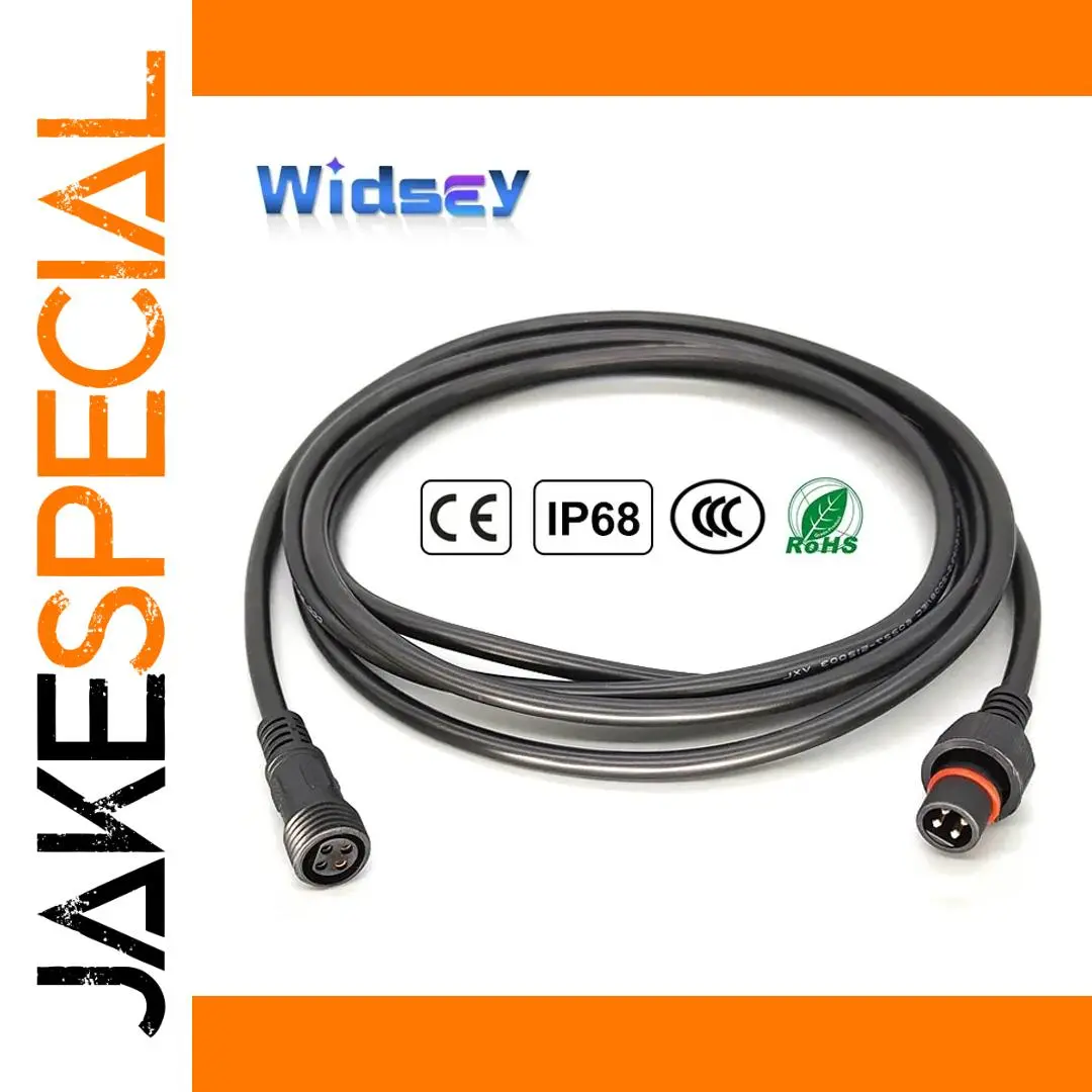 Outdoor Waterproof 4-Pin Lighting Connector 1 Outdoor Waterproof 4-Pin Lighting Connector